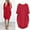 Red, variant on Women's Pocket Loose Dress Ladies Round Neck Casual Knee-Length Dress Maternity Surplice Dress Women Dresses Knee Length Women's Summer Dresses Casual Beach Petite Womens Dresses Sleeveless Maxi Dress