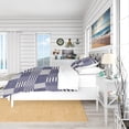 thumbnail image 3 of Designart 'Japanese Ocean Wave Pattern' Costal Bedding Set - Duvet Cover & Shams, 3 of 4