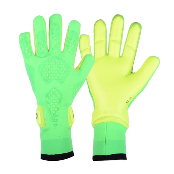 ZPAQI Goalkeeper Gloves with Wrist Protection, Strong Grip Goalkeeper Gloves for Youth