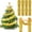 36 FT,Gold, variant on Silver Christmas Tinsel, 6 Pcs 6 Feet Long Xmas Thin Tinsel, Tinsel Christmas Tree Decorations, Silver Tinsel Garland for Christmas Party Indoor and Outdoor Decorations(Silver)