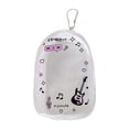 thumbnail image 1 of Bolsa de almacenamiento para muñecas, a prueba de polvo, de PVC transparente, llavero para tarjetas de lápiz labial, muñecas Guitarra, 1 of 9