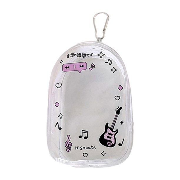 Bolsa de almacenamiento portátil a prueba de polvo para figuras coleccionables y tarjetas. Guitarra