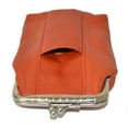 thumbnail image 7 of Leather Cigarette Case Pack Holder Orange Regular or 100's Lighter Pocket by Leatherboss, 7 of 7
