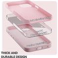 thumbnail image 6 of for iPhone 13 Case Liquid Silicone Magsafe Magnetic Stand with Screen Protector Full Protection Slim Shockproof Protective Case Cover 6.1 Inch - Pink, 6 of 11