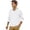 White, variant on Adult Mens Polo T Shirts Long Sleeve Button Tees Shirts Lightweight Blue Mens Golf Shirt