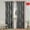 dark gray, variant on Blackout Curtains - Wave Print, Thermal Insulated, Noise Reducing, Privacy Drapes for Bedroom & Living Room