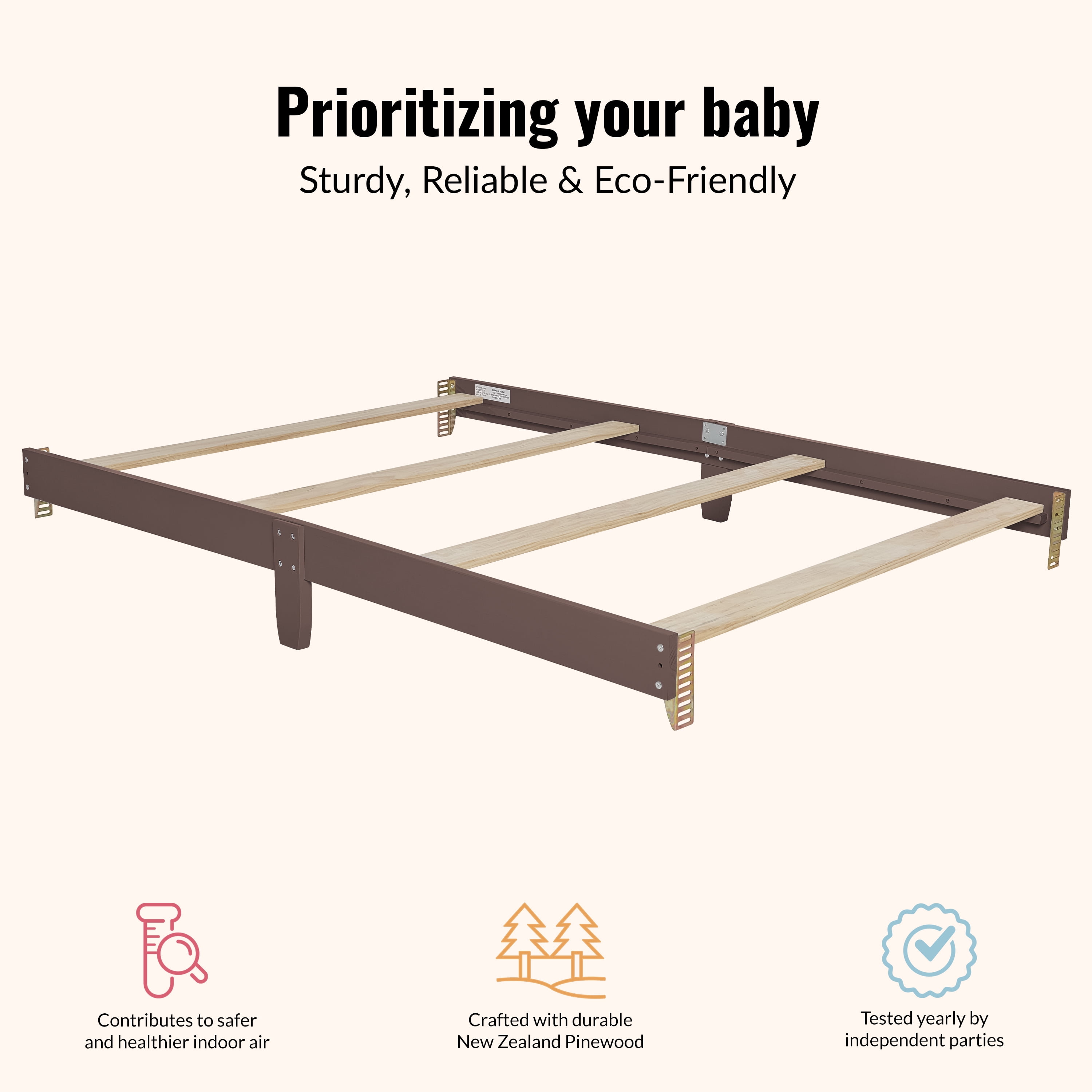 Dream on Me Universal Bed Rail, Bam
