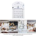 thumbnail image 3 of Calendario perpetuo de pared de madera estilo mediterráneo (1 unidad)., 3 of 7