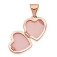 thumbnail image 4 of Rose Gold Plain Heart Locket, 4 of 5