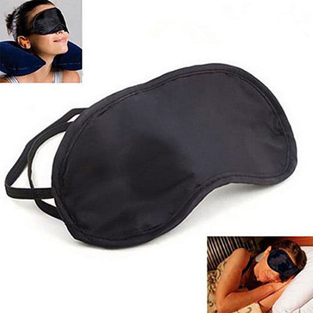 Cheers.US 10Pcs Sleep Mask For A Full Night's Sleep | Comfortable & Super Soft Eye Mask With Adjustable Strap | Works With Every Nap Position | Ultimate Sleeping Aid / Blindfold, Blocks Light - image 3 of 7