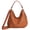 Brown, variant on Women’s Faux Leather Hobo Bag with Crossbody Strap, Casual Shoulder Tote Handbag for Everyday Use – Black