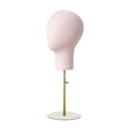 thumbnail image 4 of TISHITA Présentoir de Chapeau Tête de Mannequin Réglable pour Salon de Commerce Centre Commercial Rose, 4 of 8