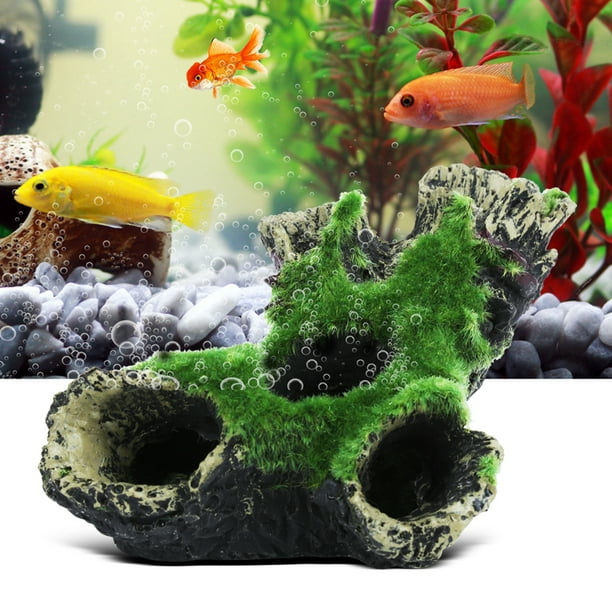 Aqua Ornaments, Résine Fish Tank Non Toxique Ornement, Aquarium Decoration  Maison Petit Poisson, Cave Artificielles en