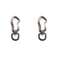 thumbnail image 3 of Greeniant Escalada en roca Montañismo Mosquetón Viajar Hamaca giratoria Ganchos Clips de hebilla a presión portátiles Equipo al aire libre Gris Gris 2piezas Greeniant CBP294722, 3 of 6