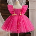 thumbnail image 5 of LNMQLPDBS Christmas Dresses for Girls 5t Little Girls Christmas Infant Girl Christmas Dress Tight Dress Wedding Guest Dresses Infant Outfit Baby, Pink 4-5 Years, 5 of 6