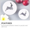 thumbnail image 3 of Monstrate 2 piezas Elk Xmas Die Mold Cake Embossing Mold Slicer Christmas DIY Pressing Stamp Herramienta para hornear Herramientas de decoración Herramientas y accesorios para hornear, 3 of 6