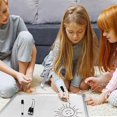 thumbnail image 5 of 10 pieces of erasable whiteboard felt, dry erasable whiteboard marked with low odor stone felt, black pen, suitable for home, office, or school, 5 of 5