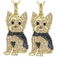 thumbnail image 2 of Collar y Dije Royal Yorkie High Monaco DogNeck07 2Pzas Dorado/Negro Metal Cadena, 2 of 5