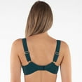 thumbnail image 2 of Sheer Mesh Tulle Tulip Seam Balconette Bra Boobie Emerald, 2 of 9