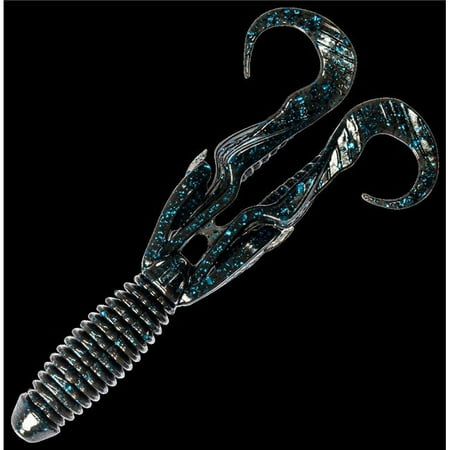 Z-Man CGR45-02 Gremlin Black/Blue 4.5in Creature Fishing Lures (4 Pack)