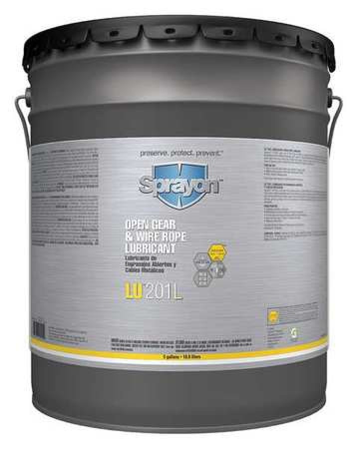SPRAYON S20105000 Open Gear Wire Rope Lubricant, 5 Gal.