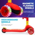 thumbnail image 2 of CBD Kick Scooter for Kids Deluxe Aluminum 3 Wheels Glider with LED Light Up Wheels, 2 of 7