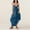 01 Blue, variant on Womens Chiffon Halter Maxi Dress Sleeveless Backless Ruffle Tassel Party Club Dresses