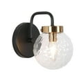 thumbnail image 2 of LNC Astrid 5-in W 1-Light Matte Black Modern/Contemporary LED Wall Sconce, 2 of 14