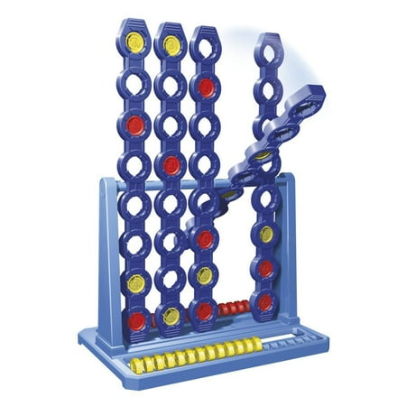 Connect 4 Spin Features Spinning Grid Board Game for Kids and Family Ages 8 and Up, 2 Players