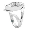thumbnail image 2 of Natural Howlite Ring 925 Sterling Silver Handmade Jewelry, 2 of 10