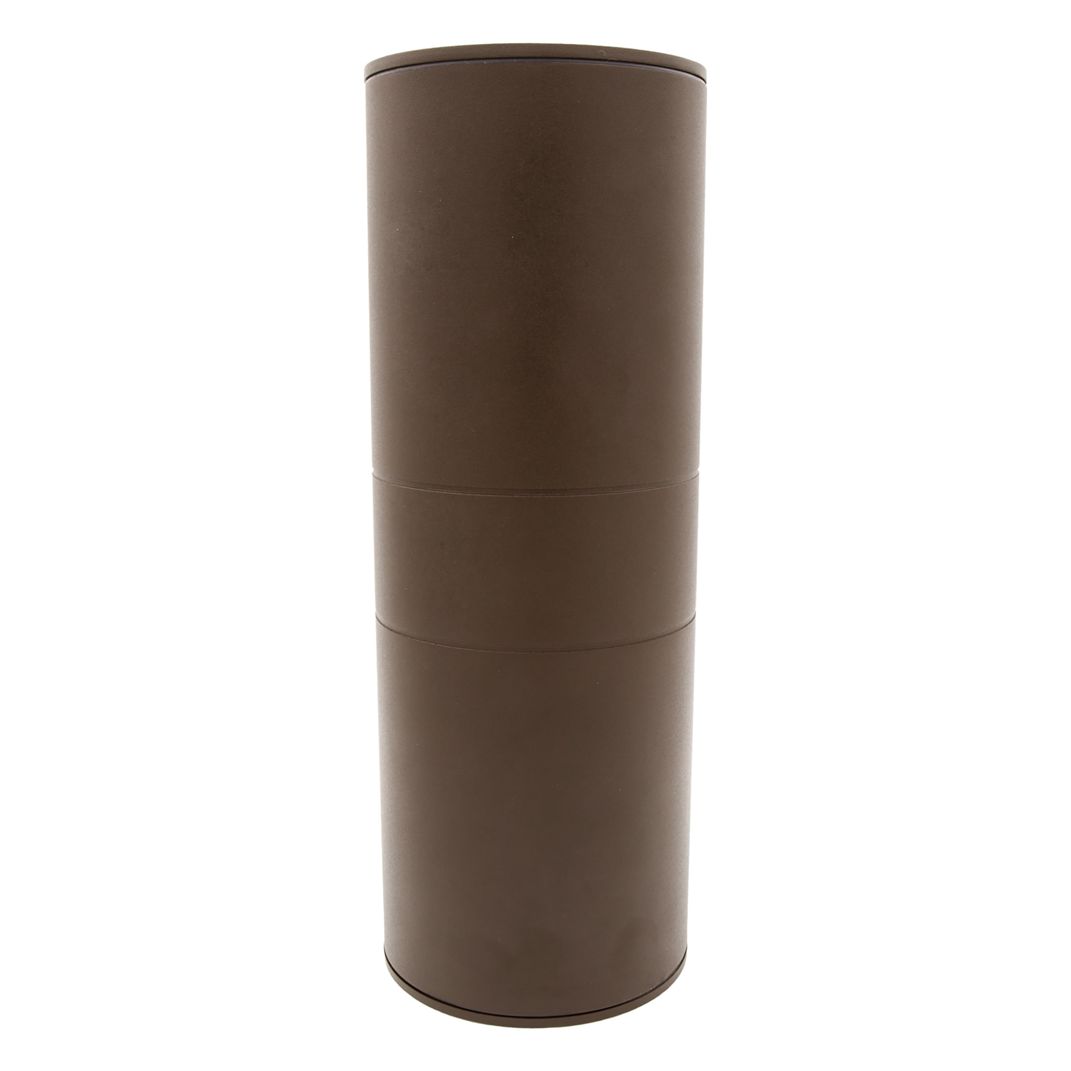 Maxxima LED Cylinder Outdoor Wall Wash, Up and Down Sconce Light, 24 Watt, 1680 Lumens, 3000K Warm White, Brown