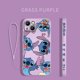 thumbnail image 1 of Funda de Disney Stitch The Baby para Apple iPhone 14, 13, 12, 11 Pro Max, mini, XS, XR, X, 8, 7, 6S, 6 Plus, funda de teléfono líquida con cuerda izquierda Fivean unisex, 1 of 2