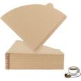 thumbnail image 1 of 150 PC Disposable Coffee Filter, Conical Coffee Filter, V60 Conical Brip Filter Paper, Suitable For Drip Coffee Cups And Inverted Coffee Pots (brown), 1 of 1