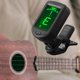 thumbnail image 5 of Afinador cromático,Afinador de guitarra acústica con clip para principiantes digitales,Afinador cromático para guitarra,bajo,violín y ukelele,Afinador de guitarra con, 5 of 8
