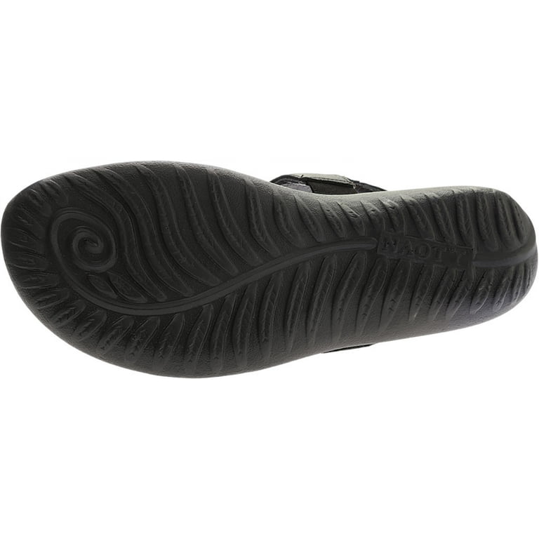 Women s Naot Haki Slingback Black Velvet Nubuck Black Raven Leather 36 M Walmart