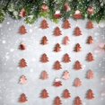thumbnail image 4 of Cheerland Guirnalda De Árbol De Oro Rosa Serpentina De Navidad Decoración De Fiesta Temática De Bosque Fondo Colgante De Navidad Decoración De Pancarta De Árbol Para Fiesta De Cumpleaños De Invierno D, 4 of 5