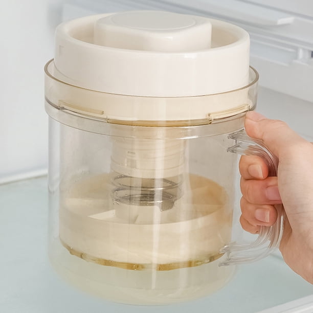 Xihbxyly Taza de Té de Vidrio, Termo de Doble Capa, Taza Portátil para Negocios, Separación de Té y Agua, Taza para Preparar Té para Hombres, Compañera de Viaje para La Oficina, Elegante Diseño En Pl