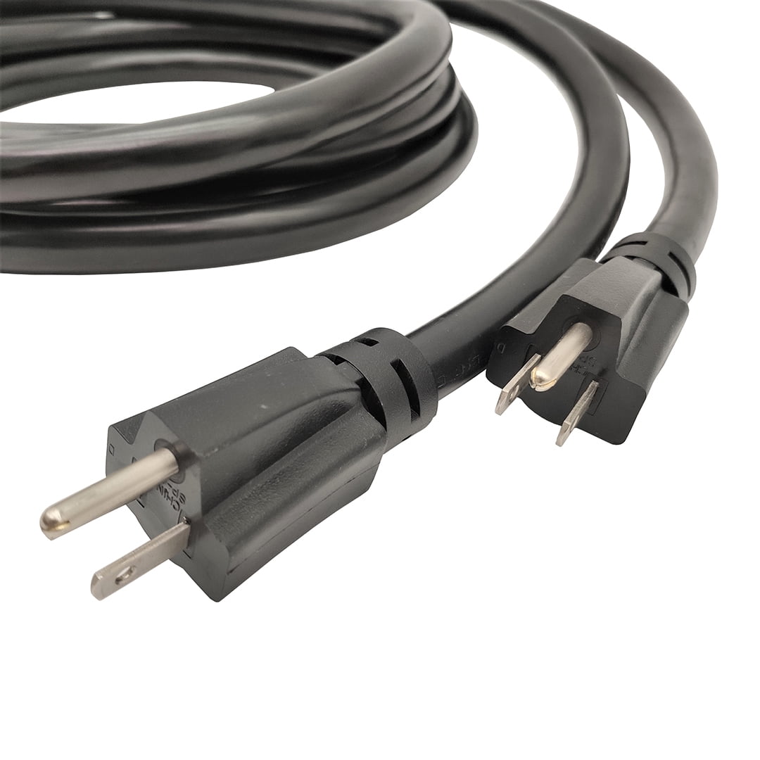 Parkworld 886115B Combiner, Household (2) 5-15 Plug Dual Males to Generator Twist Lock L14-30 Receptacle Female Y Adapter Cord (50FT)