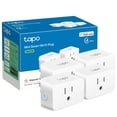 thumbnail image 1 of Tp-Link Tapo Apple Homekit Smart Plug Mini Diseño Compacto 15A/1800W Max Configuración Súper Fácil Funciona Con Siri Alexa Y Google Home Certificación Ul 2.4G Wi-Fi Solo Blanco Tapo P125 (Paquete De 4, 1 of 5