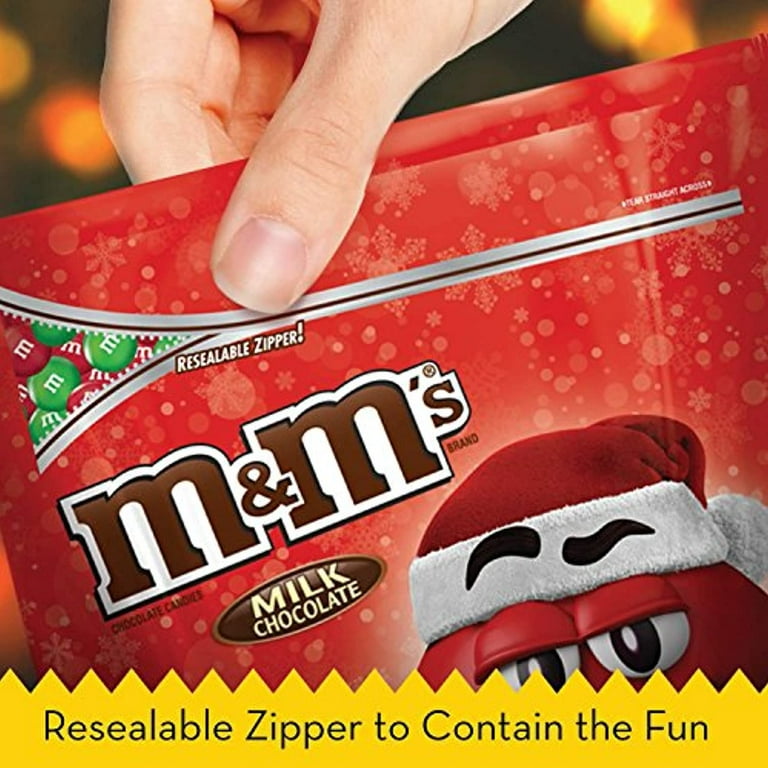 M&M's Christmas Holiday Milk Chocolate Candy, 42 Oz.