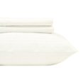 thumbnail image 1 of Royal's Striped White 500-Thread-Count 4pc King Bed Sheet Set 100-Percent Cotton, Sateen, Deep Pocket, 1 of 2