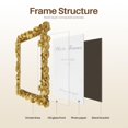 thumbnail image 4 of Marco de fotos Cuspin Gold Vintage, 20 x 25 cm, frente de cristal de resina, 4 of 8