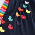 thumbnail image 5 of Robes T-Shirt à Manches Courtes à Rayures pour Petites Filles, 5 of 5
