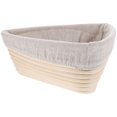 thumbnail image 3 of MIANGASTORE 2pcs Bread Proofing Basket Triangular Banneton Proofing Rattan Basket Cloth Liner for Professional for Home Bakers Size, 3 of 9
