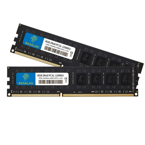 Módulos de actualización de memoria RAM DDR3L-1600 MHz de 16 GB (2 x 8 GB)