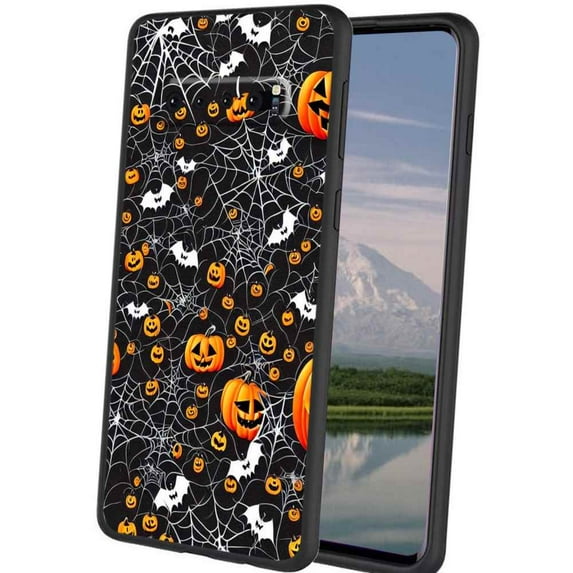 Halloween-189 Phone Case, Degined for Samsung Galaxy S10+ Plus Case Men Women, Flexible Silicone Shockproof Case for Samsung Galaxy S10+ Plus