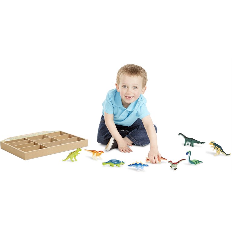 Melissa & Doug Dinosaur Party Play Set - 9 Collectible Miniature