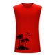 thumbnail image 3 of Camiseta sin mangas de cuello redondo para hombre, jersey deportivo de alta elasticidad, cuello redondo, sin mangas, ropa deportiva para hombre musculoso, camiseta sin mangas de algodón para hombre, 3 of 5
