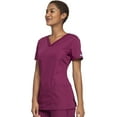 thumbnail image 4 of Cherokee Workwear Originals Women's Scrubs V-Neck Top with 3 Pockets - WW645, 4 of 7