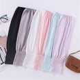 thumbnail image 2 of Women's Summer UV Protection Arm Sleeves For Driving Cycling Sunscreen Long Loose Fit, 2 of 7